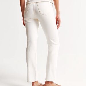 Abercrombie Ankle Straight Ultra High Rise Jeans